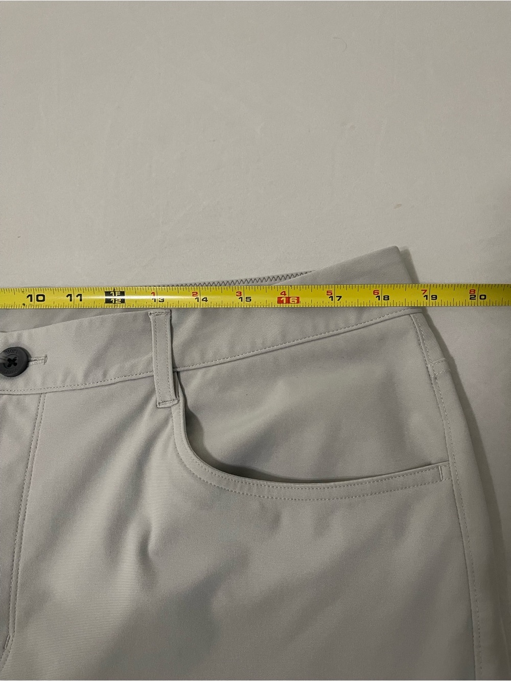 Vuori Meta Pants Mens 36 Light Gray Regular Fit 32"Technical Chino V430 - Picture 7 of 9